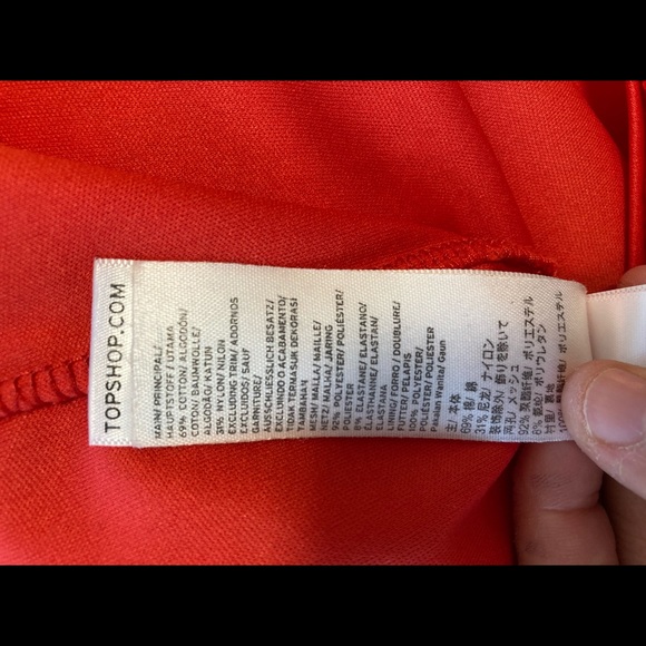 Topshop | Red Crochet Dress - Picture 7 of 8